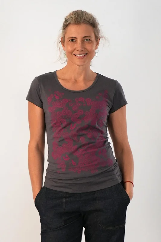 Fitted Tee Mikko Smoke/Berry Artistic Women's Avant - 