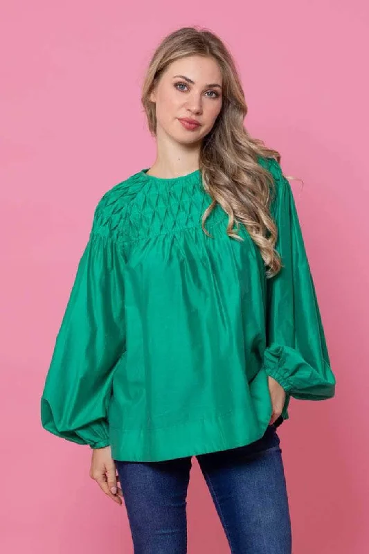 Tilly Blouse Green performance