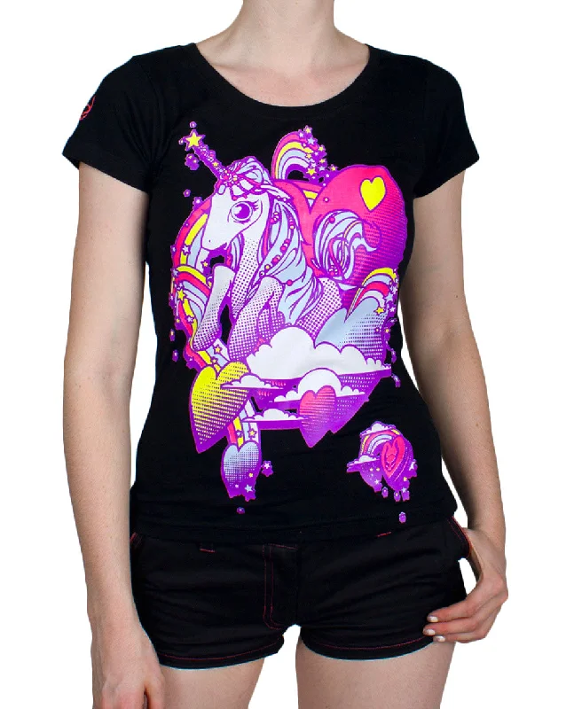 GIRLS UNICORN T-SHIRT Sophisticated Women's Tailored