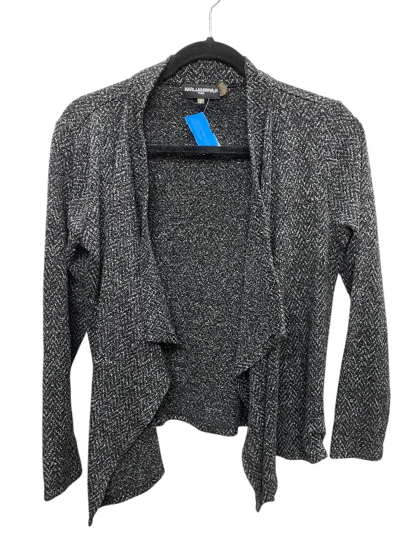 Cardigan By Karl Lagerfeld In Black, Size: S Adventure