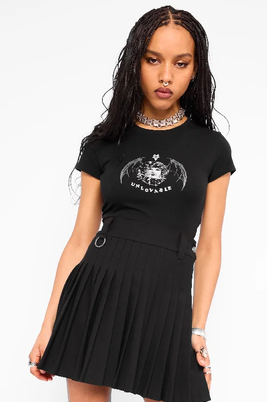 Unlovable Baby Tee Bold Women's Statement