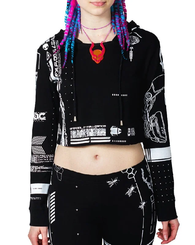 GIRLS NEO FUTURE CROP L/S TOP Dapper Women's 1920S