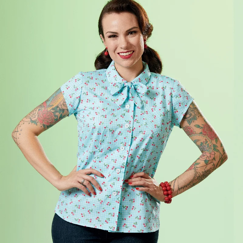 Simplicity 1950's Sewing Pattern 9295 Vintage Tops Contemporary 