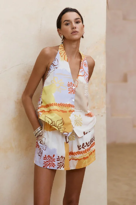 Palam Vest - Print Vacation