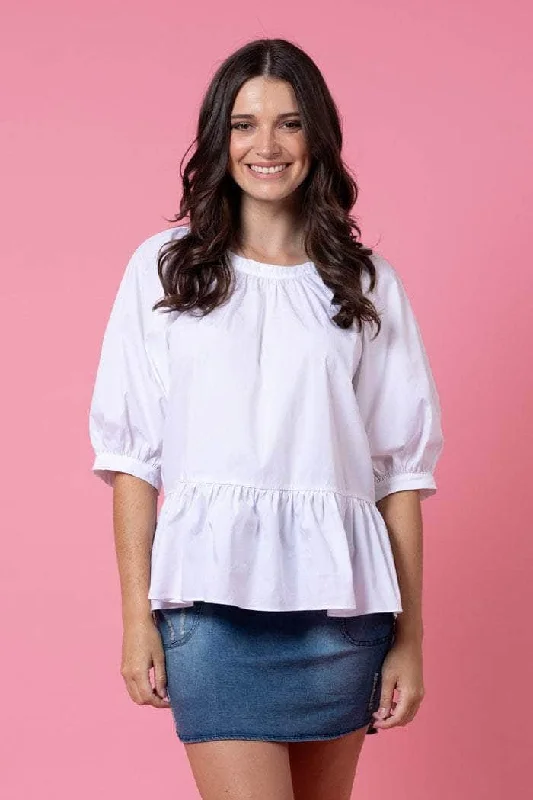 Maddie Top White Adventure