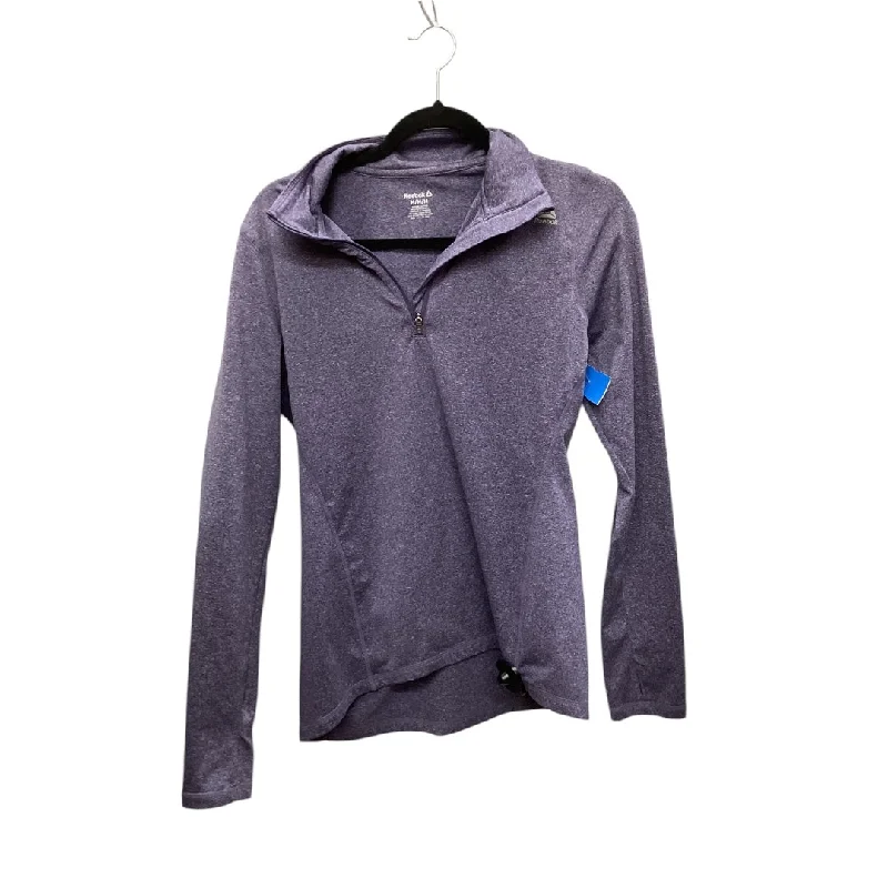 Athletic Jacket By Reebok In Purple, Size: M Dapper Women's 1920S