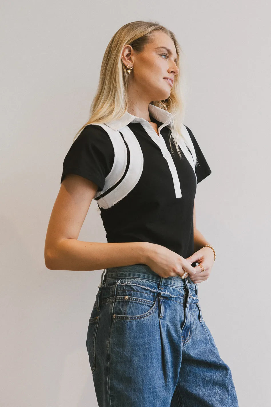 Dune Contrast Top Elegant Women's 