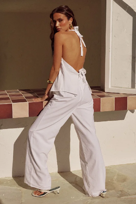Florene Vest - White Disco