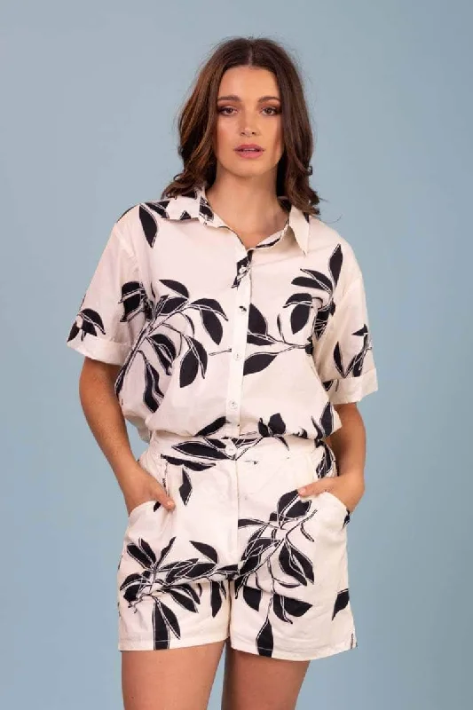 Byron Shirt Cream Athletic Women's High - 